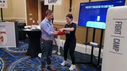 High-tech boxing is part of demand for fitness products at CES News Clip