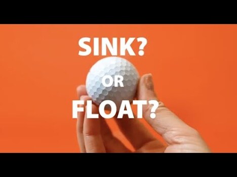 How to make a heavy ball float