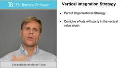 Vertical Integration Strategy Instructional Video