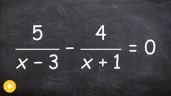 Solve a rational equation by eliminating the denominators Instructional Video