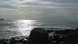 Dramatic Sunset At The Sea Of Okhotsk In Hokkaido, Japan Stock Footage