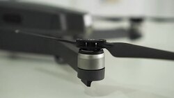 drone propeller technology electric motor Stock Footage