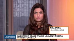 Investment Grade Trades Like Junk in China as Investors Balk News Clip