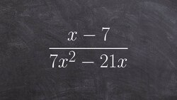 Factoring out the GCF from the denominator to help you simplify your rational expression Instructional Video