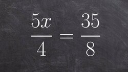 Learn to solve a proportion with cross multiplication Instructional Video