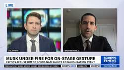 Elon Musk under fire for on-stage gesture during inauguration celebration News Clip