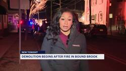 Officials: Large fire in Bound Brook displaces more than 20 people; buildings to be demolished News Clip