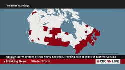 Many Canadians wake up to a blanket of snow News Clip