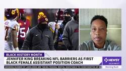 Jennifer King Breaking NFL Barriers For Black Women News Clip