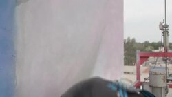 CLEAN : Argentine artist paints huge mural in memory of Diego Maradona News Clip