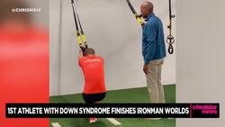 One Good Thing: First Athlete With Down Syndrome Makes Ironman History News Clip