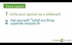 Developing a Strong Thesis Statement: Sharing Your Opinion through an Essay Instructional Video