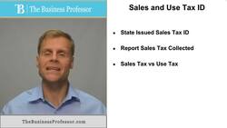 Sales and Use Tax Identification Instructional Video
