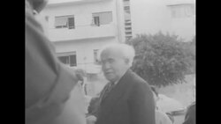 David Ben-Gurion attends Defense Bond rally in Tel Aviv News Clip