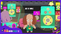 Jack Be Nimble | Nursery Rhyme | Songs for Kids | The Kiboomers Instructional Video