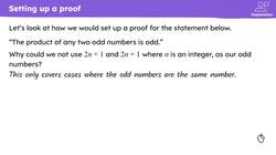 Writing a generalised statement about specific number properties Instructional Video