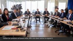 Premiers form united front against carbon tax on home heating fuels News Clip