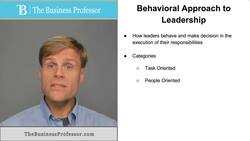 Behavioral Approach to Leadership Instructional Video