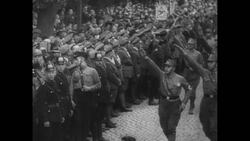 Nazi March (from Berlin 1920-1929) Stock Footage