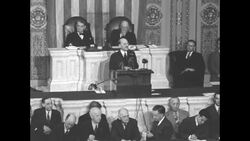 British PM Clement Attlee addresses a joint meeting of Congress News Clip