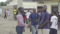 CLEAN : Congolese supporters of opposition leader Kolelas mourn his death News Clip