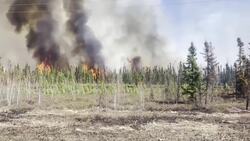 Thousands evacuated as wildfires burn across Sask. News Clip