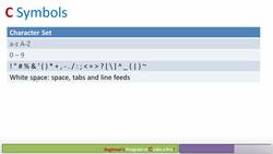 Learn and Master C Programming - C Symbols & Keywords Instructional Video