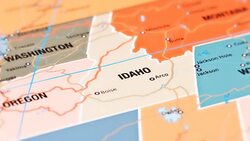 Idaho from USA States Stock Footage