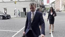 Members of RTE's board arrive for Oireachtas media committee hearing News Clip