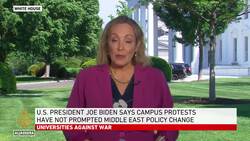 Biden speaks out on Palestinian solidarity protests at University Campuses News Clip