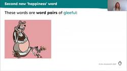 Rich vocabulary associated with happiness Instructional Video