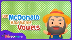 Old MacDonald Had Some Vowels | AEIOU | Vowels | Phonics | The Kiboomers Instructional Video