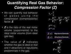 Physical Chemistry | The Compression Factor (Z) [w/1 example] Instructional Video