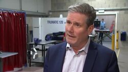 Labour leader Sir Keir Starmer visits KMF Precision Sheet Metal factory News Clip