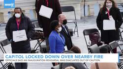 Brief Lockdown At U.S. Capitol Over Nearby Fire News Clip