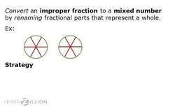 Converting Improper Fractions to Mixed Numbers Instructional Video