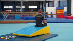 Elementary gymnastics - Wedge - 7 backwards roll Instructional Video