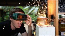 DIY induction heater that can BOIL STEEL Instructional Video