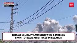 Chilling New Israeli Attack On South Lebanon Caught On Cam; Buildings Razed Amid Iran Truce News Clip
