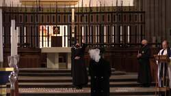 Cathedral lights 4161 candles for Lancashire Covid victims News Clip