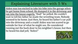 Explaining Literature with Five W's Instructional Video