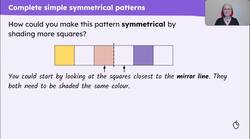 Complete a symmetrical pattern Instructional Video