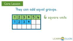 Finding the Area of a Rectangle Using an Array Instructional Video
