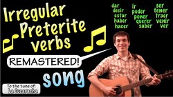 Irregular Preterite Cucaracha Song - Remastered (HD)! Instructional Video