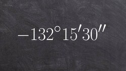 Pre-Calculus - Converting an angle from minutes and seconds to decimals - Math tips and tricks Instructional Video