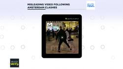 Old video from Russia resurfaces as brawl in Amsterdam following clashes News Clip