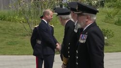 Prince William at the National Memorial Arboretum News Clip