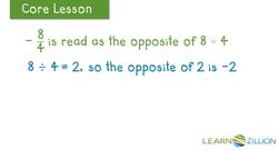 Understanding Negative Fractions Instructional Video
