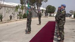 Tanaiste inspects peacekeeping troops at Camp Shamrock News Clip