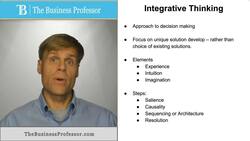 Integrative Thinking Instructional Video